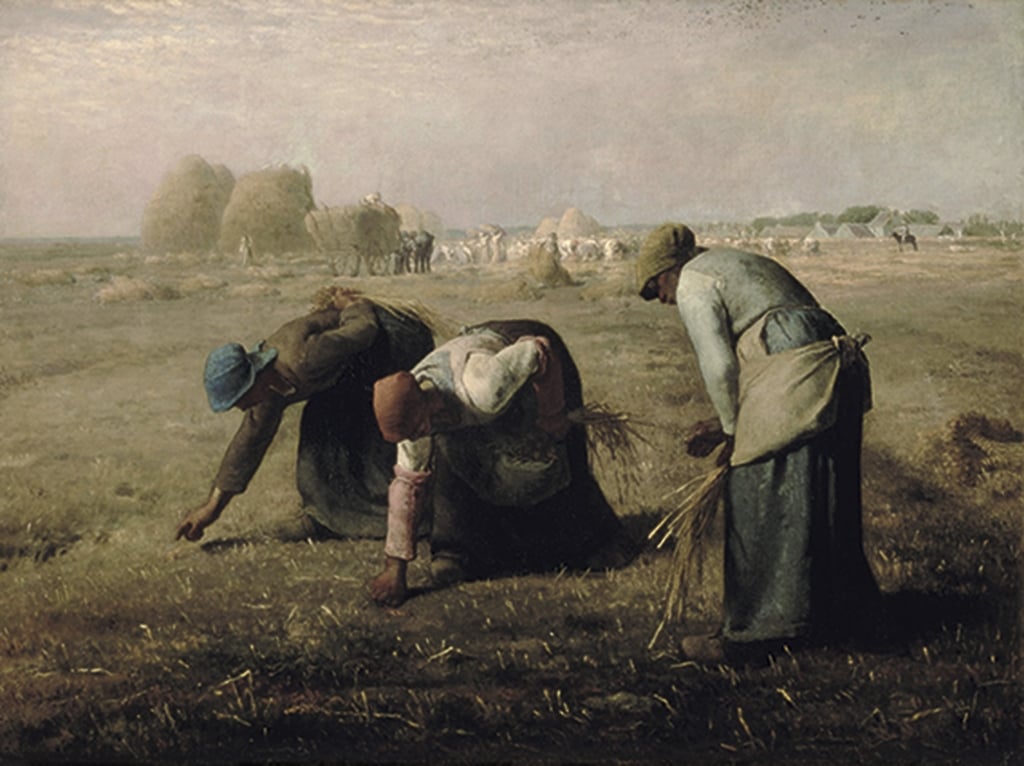 尚–弗朗索瓦.米勒,《拾穗者》,1857年。(圖片取自《班克斯如何拯救藝術史》一書)