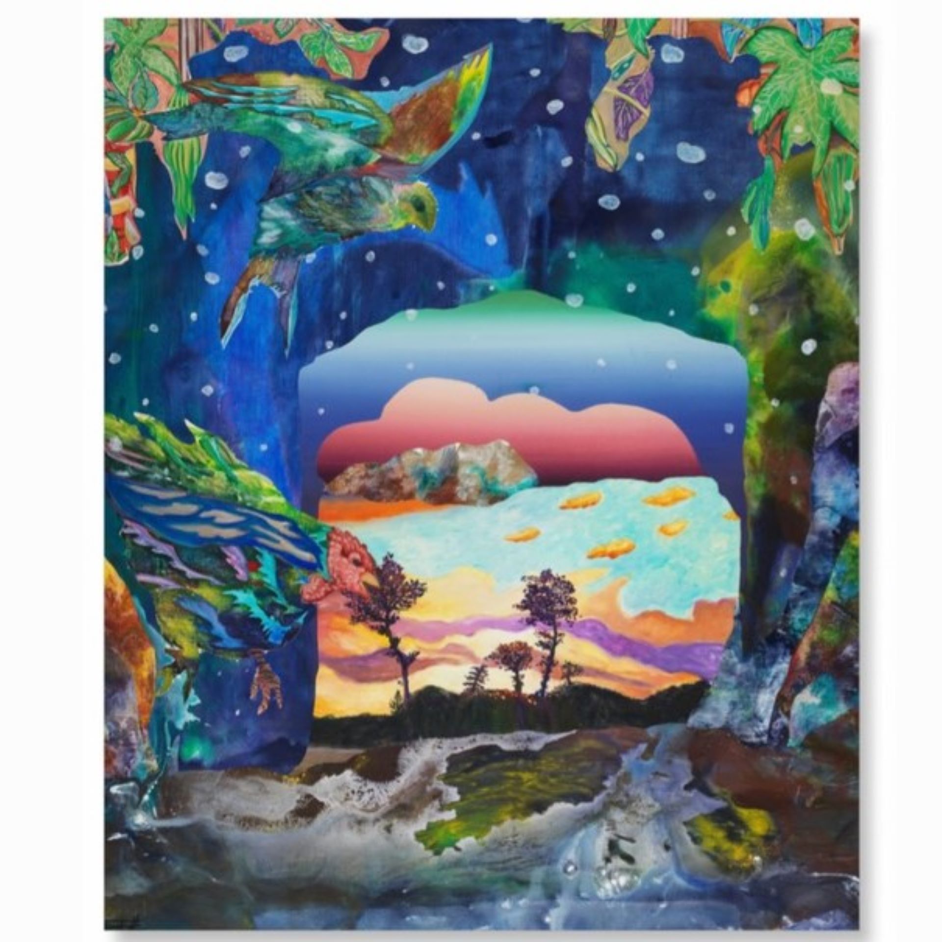 Jade Fenu | Morning light | Acrylic on canvas, 140 x 120 cm, 2024（©名典畫廊）