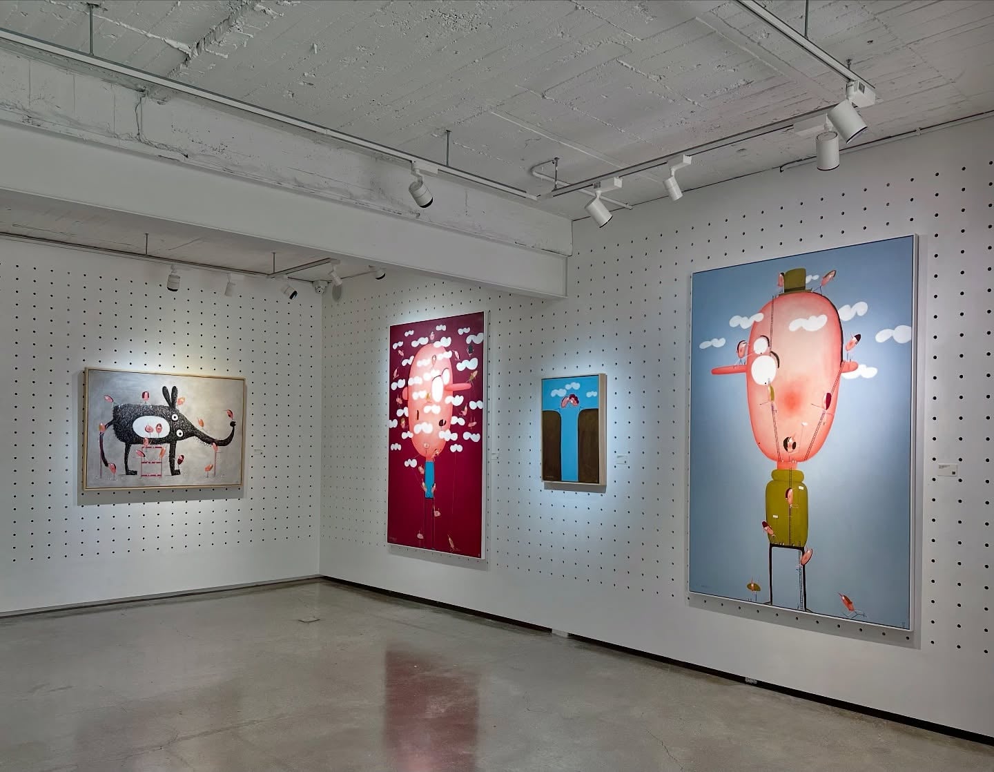 2025年於丁丁藝術空間展出的「莫伊.雅格斯 – 2025年度個展」。(©丁丁藝術空間)