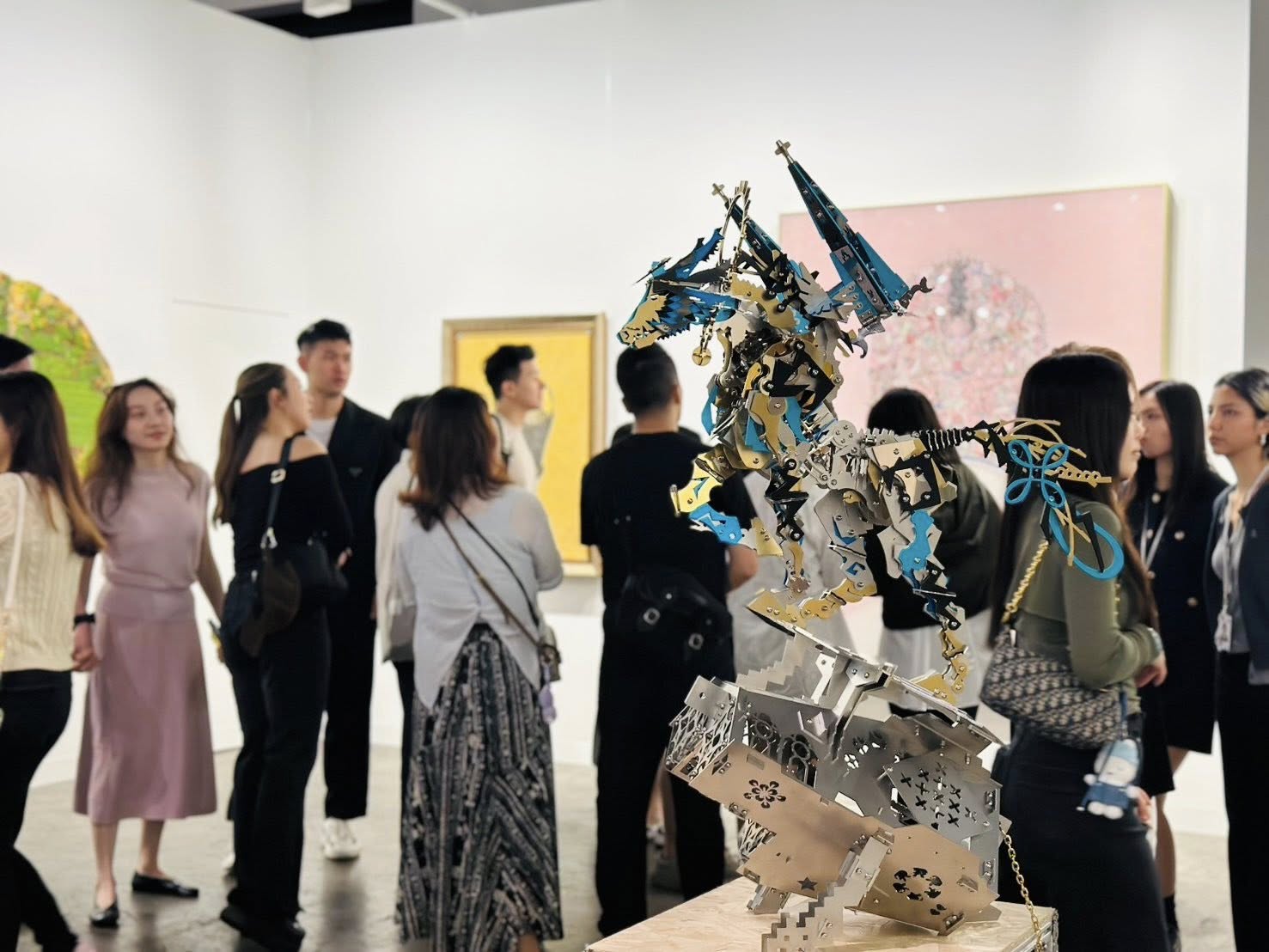 2026巴塞爾香港展會索卡藝術展位現場。（圖／索卡藝術）