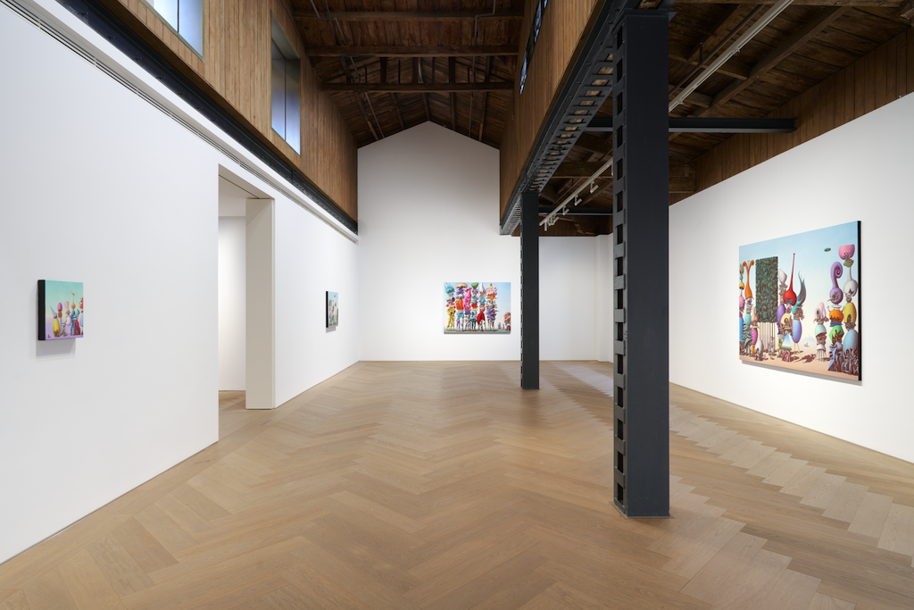 王梵僧，「新世界」展覽現場，貝浩登（上海），2026。（攝影／包夢琪，圖片提供／藝術家與貝浩登）