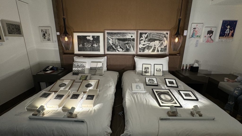 琢璞藝術中心於2026台南藝術博覽會Room 609展覽一景。(本刊資料室)