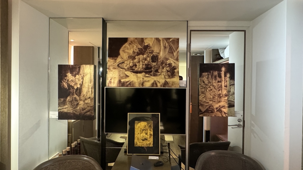 阿波羅畫廊於2026台南藝術博覽會Room 612展覽一景。(本刊資料室)