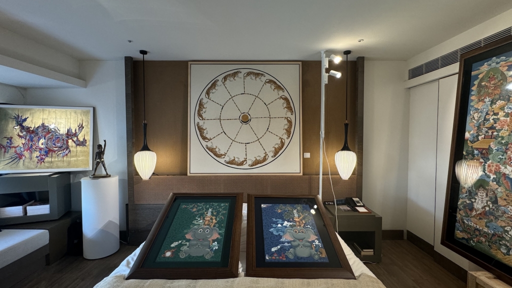 丹之寶藝廊於2026台南藝術博覽會Room 722、724展覽一景。(本刊資料室)