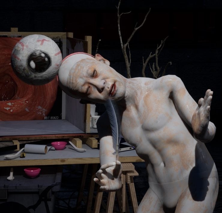 眼球世代的返家路：威尼斯雙年展台灣館李亦凡新作《鬱卒的平面》以數位操偶探問科技焦慮