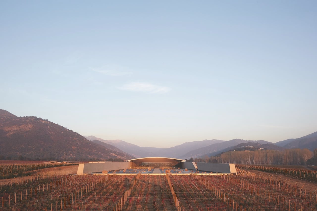 位於智利米亞維谷的Viña VIK酒莊。（©The Pritzker Architecture Prize）