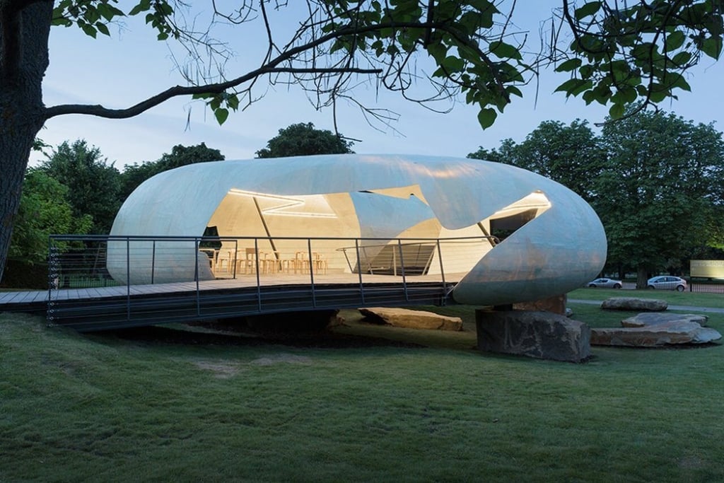 蛇形藝廊夏季展亭。（©The Pritzker Architecture Prize，攝影／Iwan Baan）