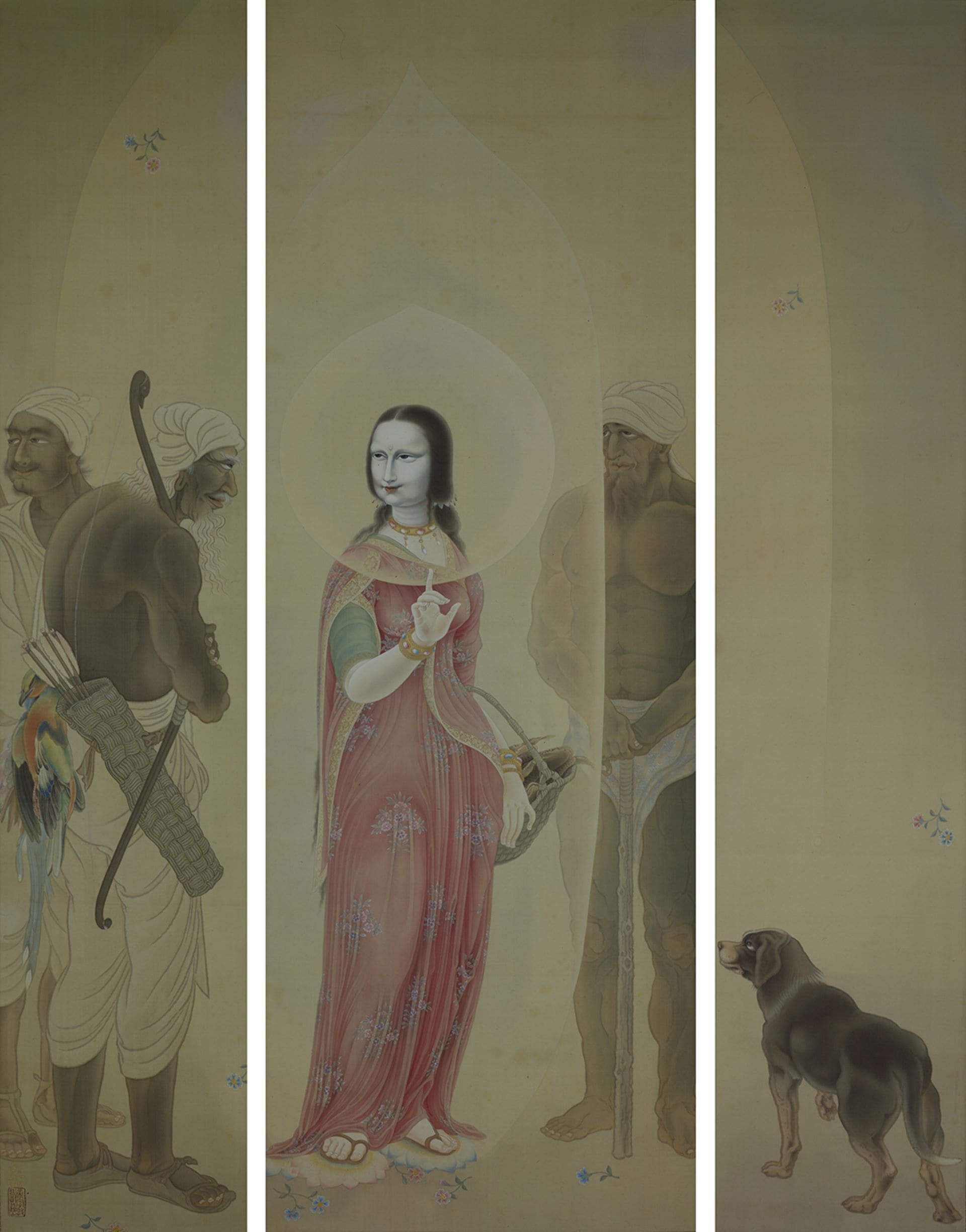 下村觀山,〈魚籃觀音〉,1928,西中山妙福寺藏。(東京國立近代美術館提供)