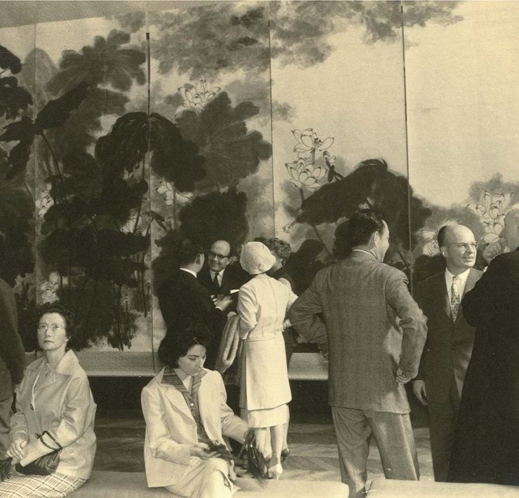 15-2-張大千畫展-西元1961在法國-圖二