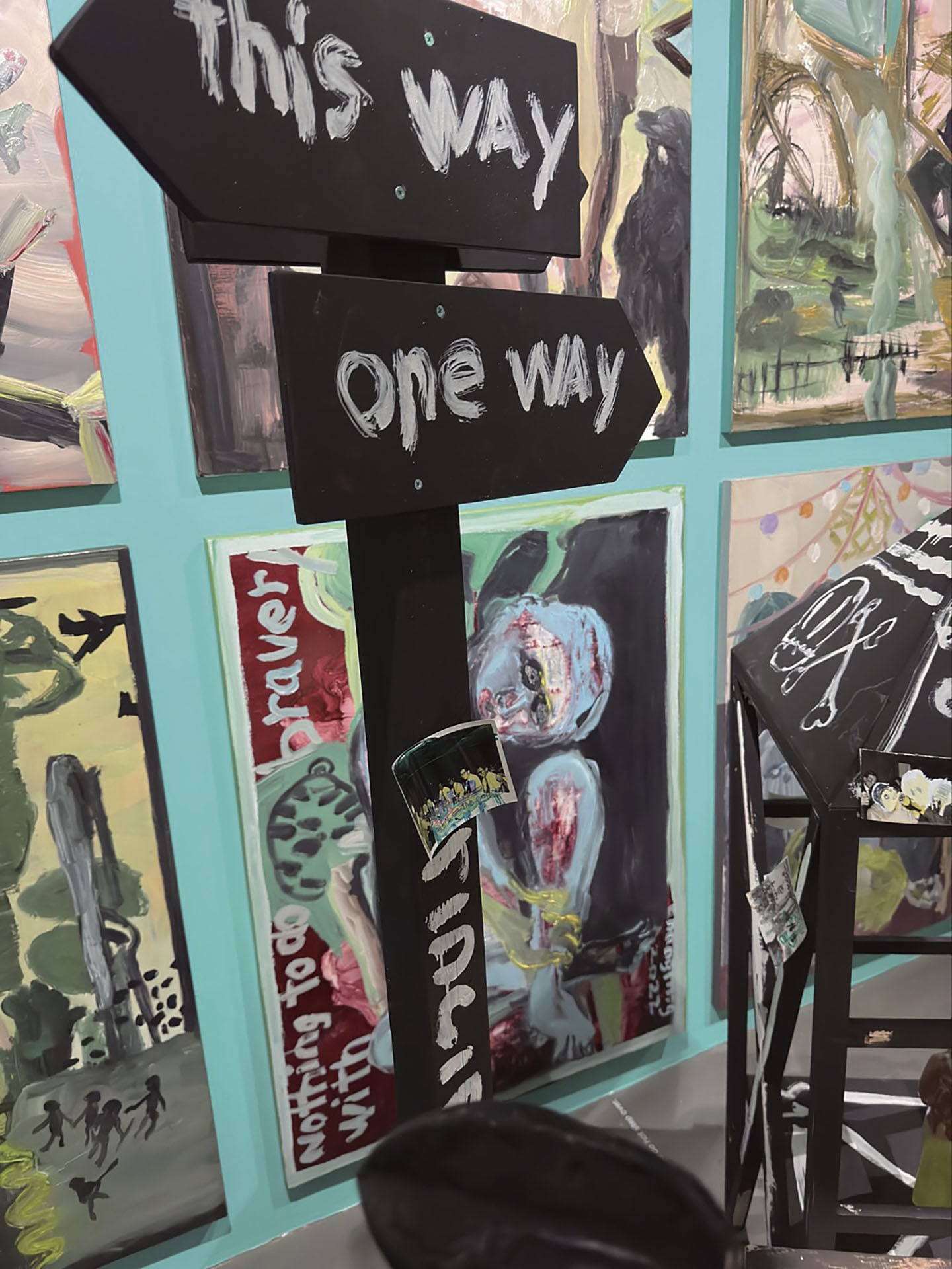 圖為林郁晉策劃展覽「戰前準備－常陵個展」展覽現場一景。（林郁晉提供）
