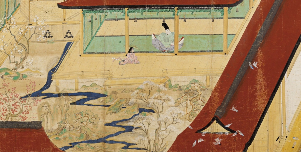 國寶 日本鎌倉時代13世紀〈北野天神緣起繪卷（承久本）〉卷第一（局部），全卷52.1×878.5公分，京都 北野天滿宮藏，此一段落於4月18日至5月17日展示。圖／京都國立博物館。