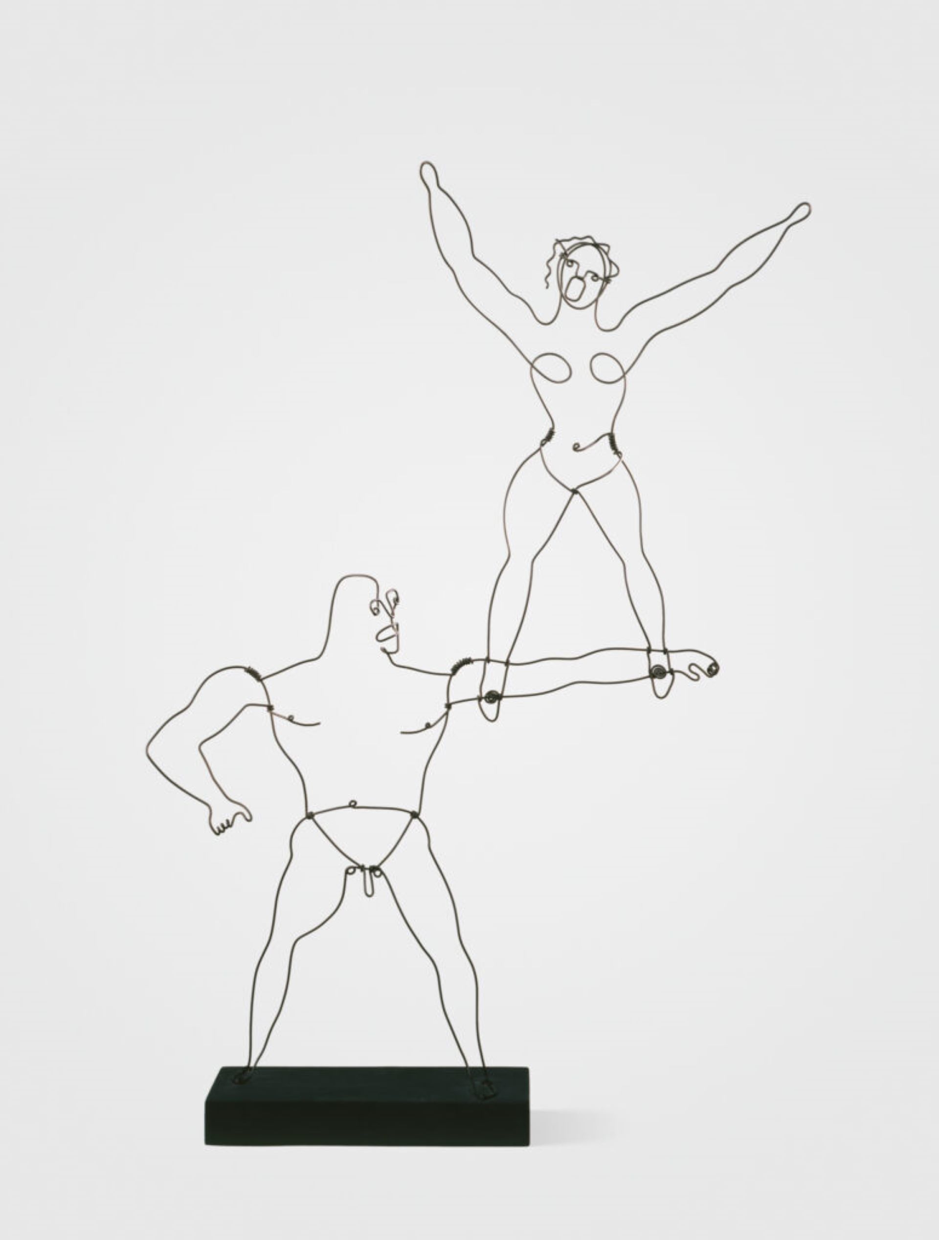《嗨！（兩名特技演員）》，1928。（Calder Foundation）