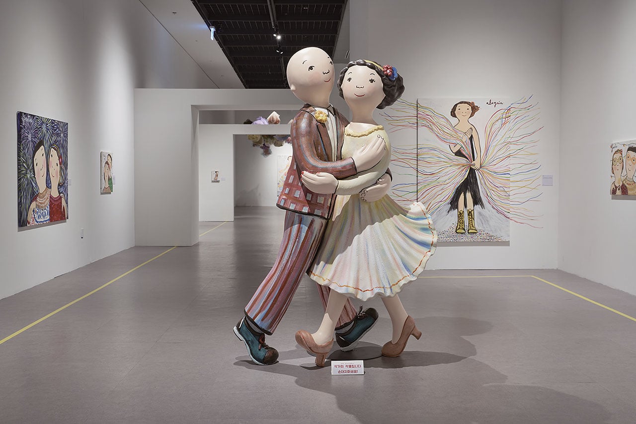 韓國「你和我的首爾」展覽現場。（藝術家提供）