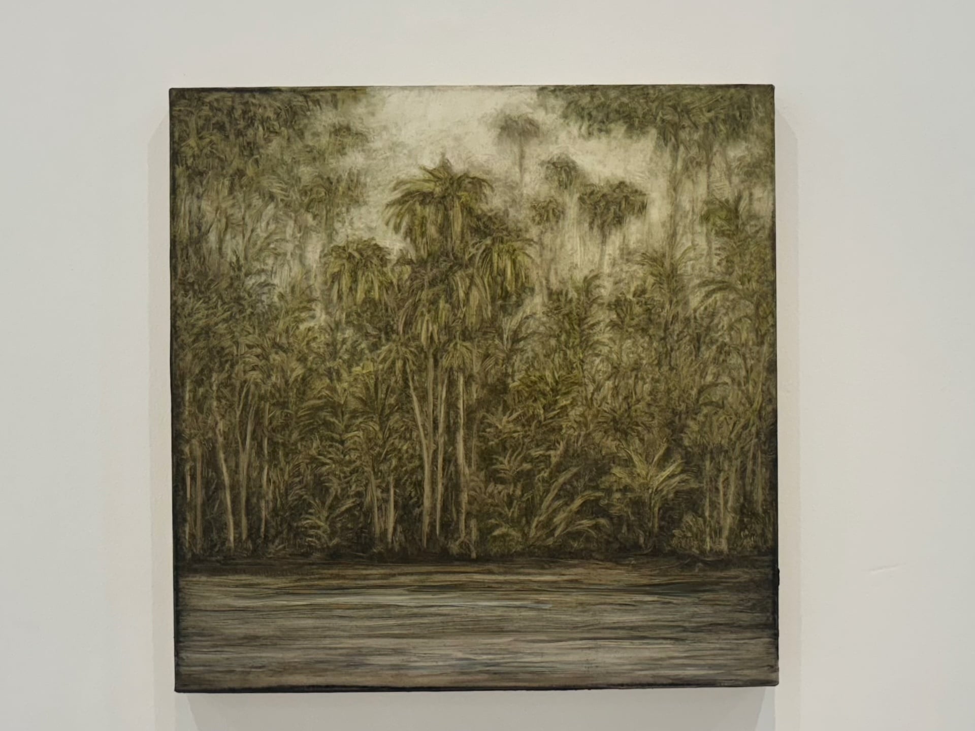 本圖為Lucas Arruda於文心藝所舉辦的「Lucas Arruda 個展」，作品為《Untitled (from the Deserto-Modelo series)》（2013）。圖為展覽現場。（本刊資料室）