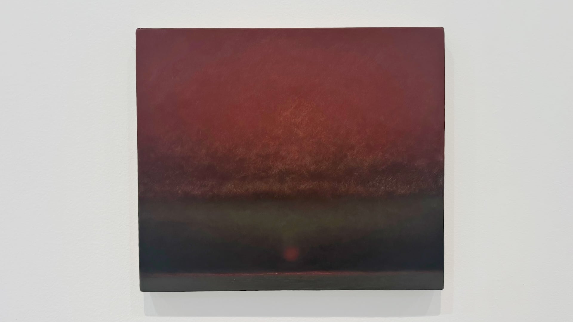 本圖為Lucas Arruda於文心藝所舉辦的「Lucas Arruda 個展」，作品為《Untitled (from the Deserto-Modelo series)》（2021）。圖為展覽現場。（本刊資料室）