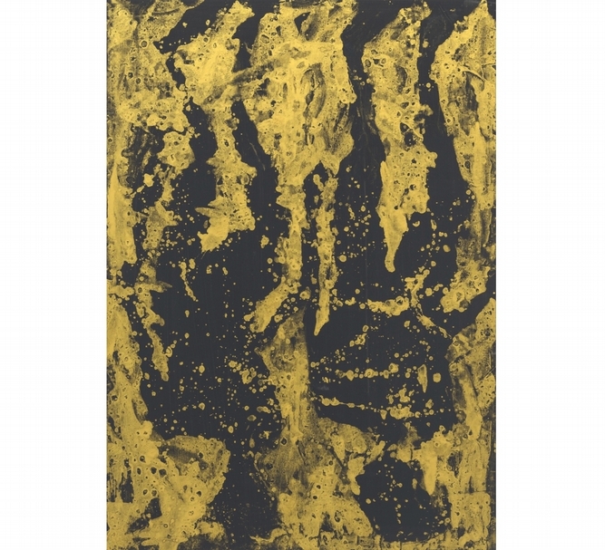巴塞利茲《兩個老派的軀體》。（© Georg Baselitz, Photo: Jochen Littkemann. Courtesy Gagosian）