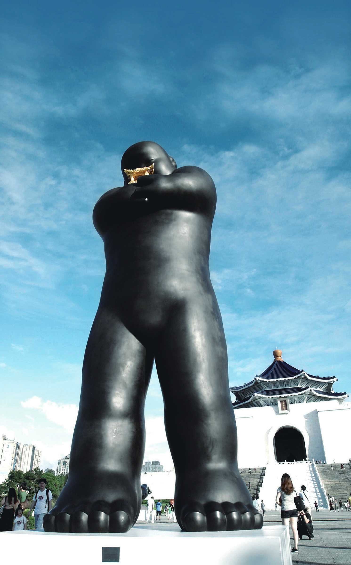 亞洲藝術中心 李真《蘭亭》，銅，2010。（社團法人中華民國畫廊協會提供）