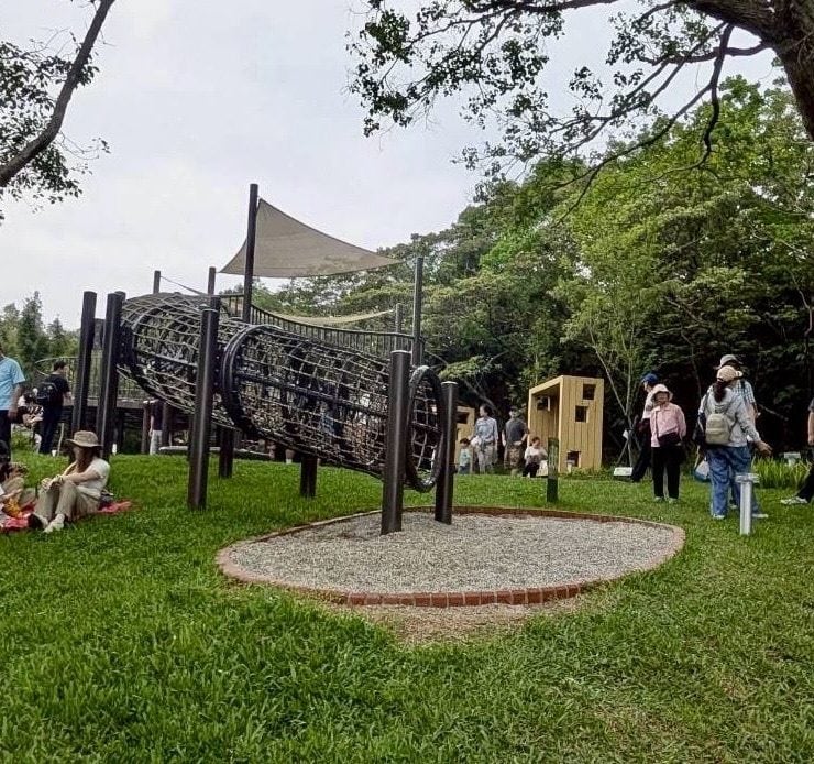 【特色公園】森林冒險主題，「蘆竹區五酒桶山自然遊憩場」，桃園首座融合自然挑戰與親子共融的特色遊戲場