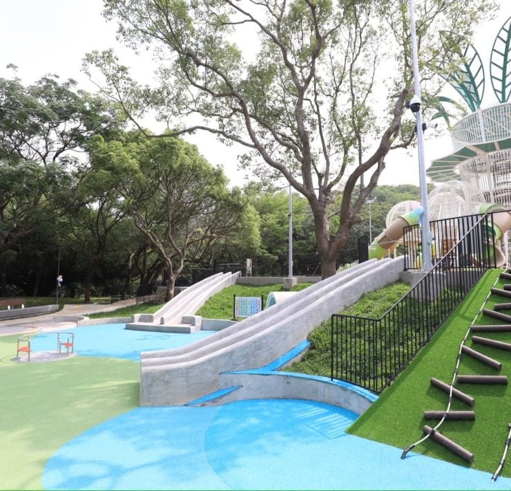 【特色公園】全台最「溜」的親子遊憩新地標！台中清水鰲峰山公園「谷溜遊戲場」