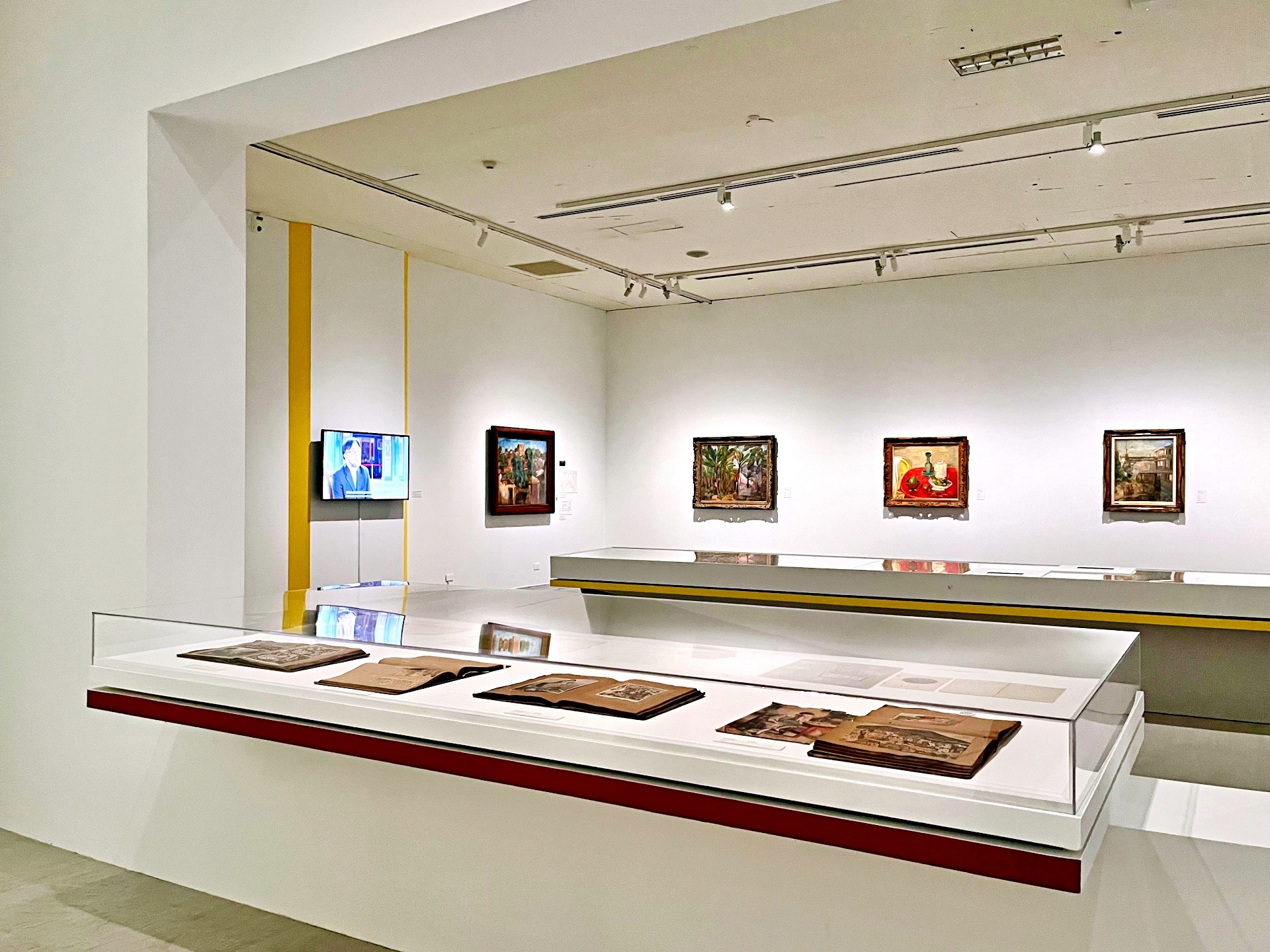 「植棋的歌—短而亮的生命力」展場一景。（本刊資料室）