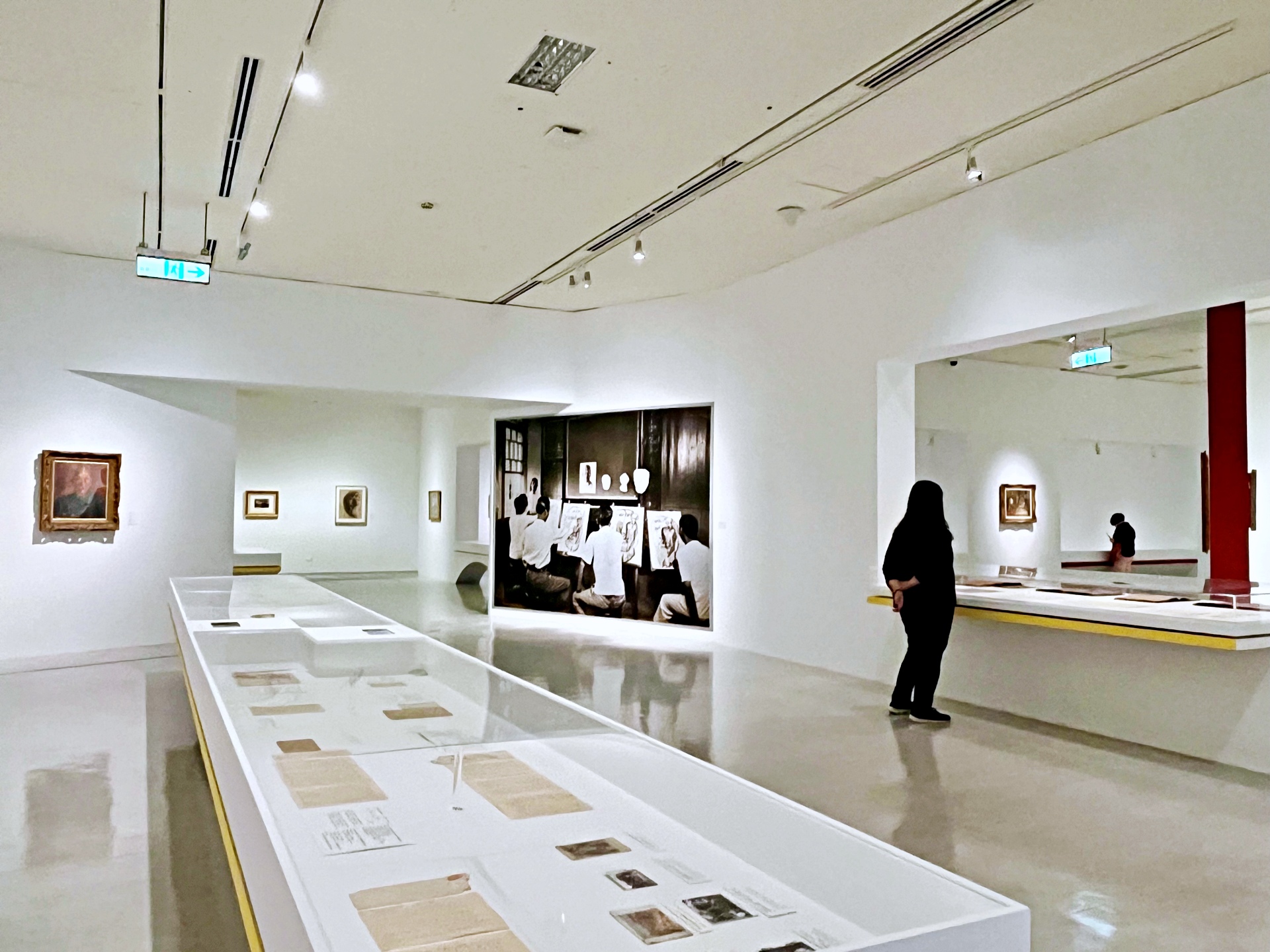 「植棋的歌—短而亮的生命力」展場一景。（本刊資料室）