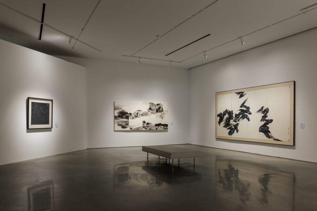 「大肚之盟」子題「海口．港埠．論戰」展覽室D一景。（圖片提供：臺中市立美術館。攝影：三月影像）