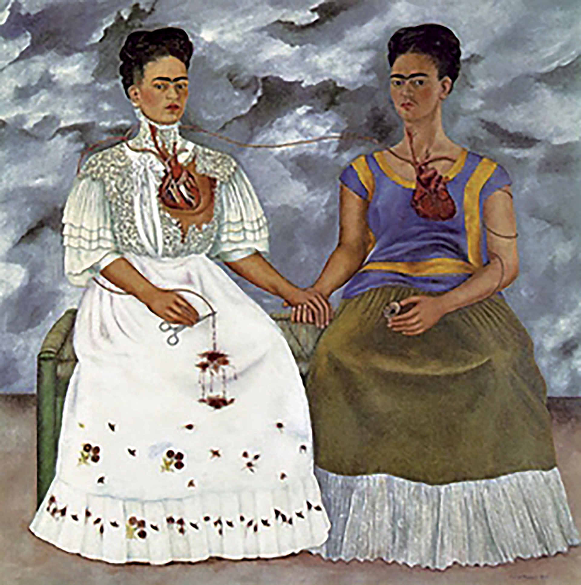 芙烈達．卡蘿｜兩個芙烈達 油彩、畫布 1939年作（Museo de Arte Moderno, Mexico City；© Banco de México Diego Rivera Frida Kahlo Museums Trust／Ar…