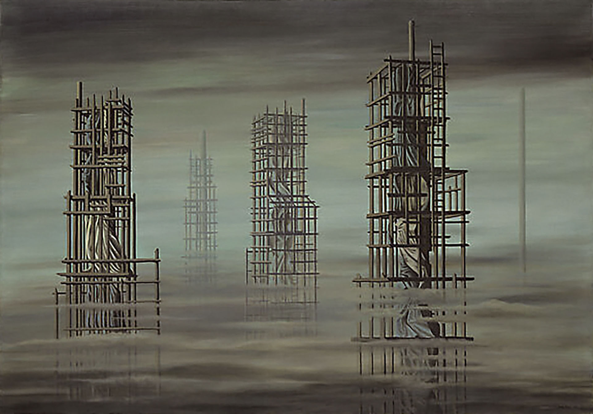 凱．薩吉｜明日不再（Tomorrow is Never） 油彩、畫布 96.2×136.8cm 1955年 The Metropolitan Museum of Art；Arthur Hoppock Hearn Fund, 1955；© 2…