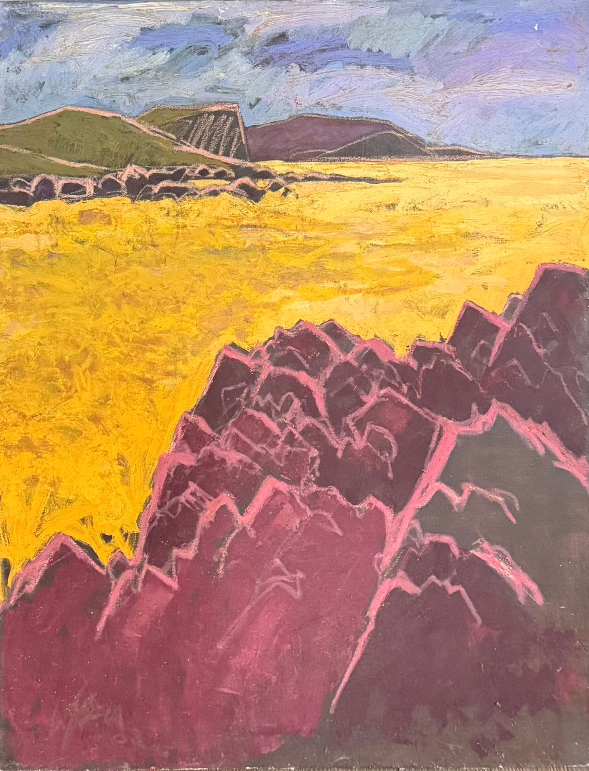 許禮憲，《澎湖海景》，117×91 cm，2008。（形狀藝術提供）