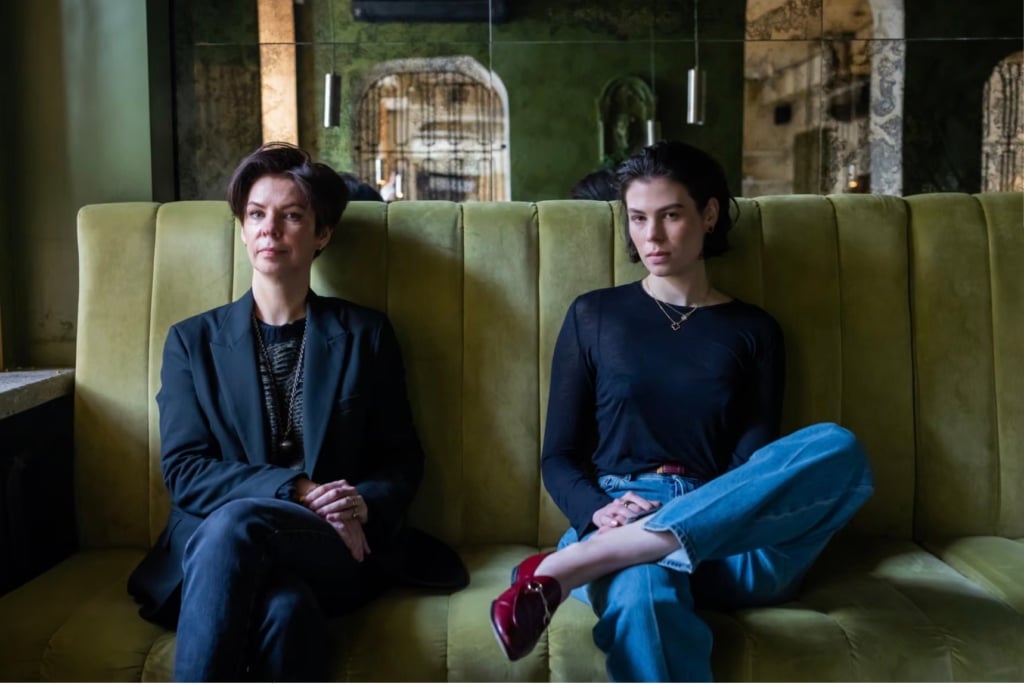 Natalia and Daniella Kaliada.&nbsp;Photograph: Anna Liminowicz/The Guardian