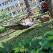 【特色公園】31座吊床全台最多！ 台中后里森林公園「搖籃遊戲場」作伙來躺吊床、吹微風、享芬多精