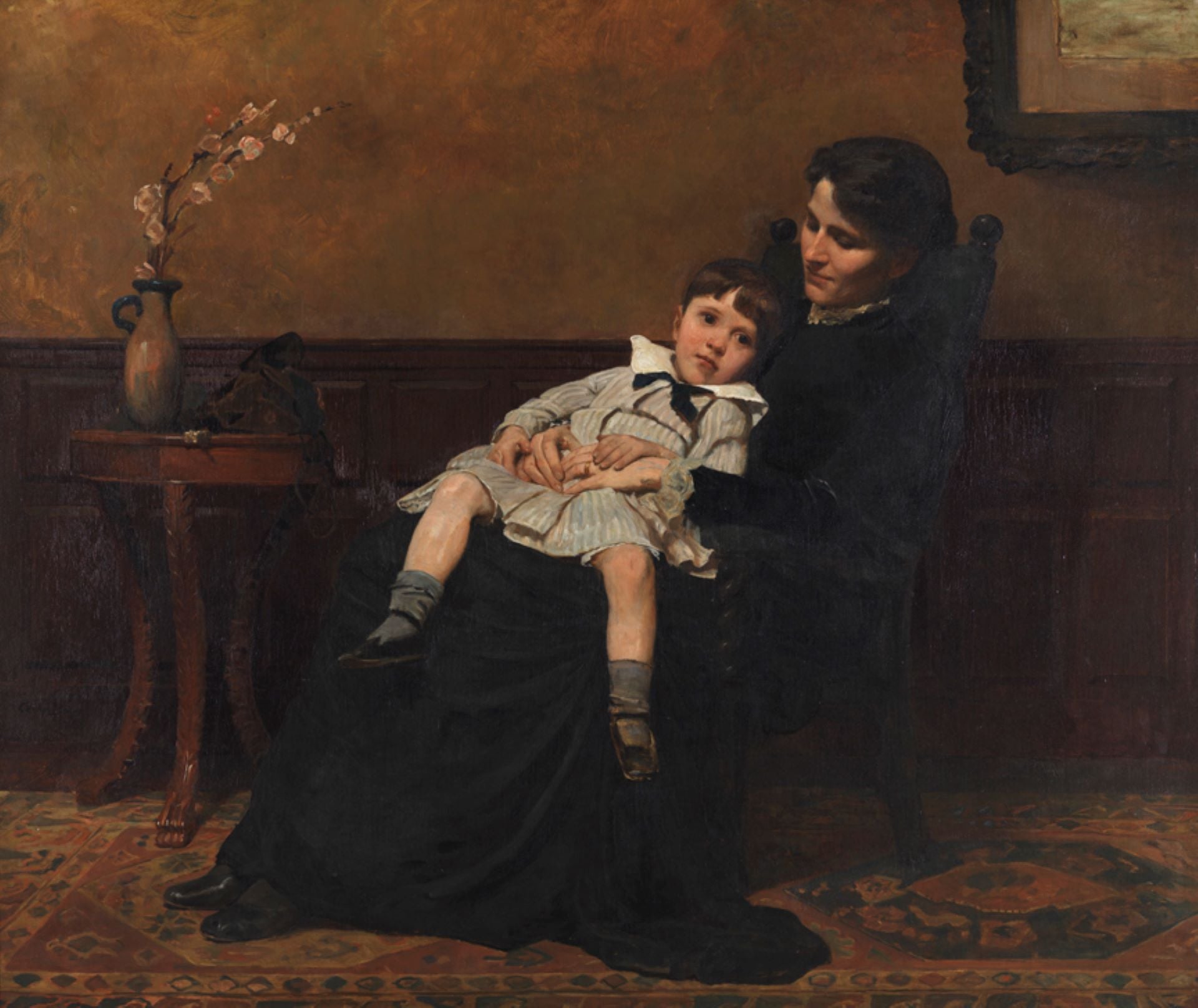 塞西莉亞・博克斯《童年日子》（Les derniers jours d’enfance），1883，油彩畫布，116.2×137.1公分，費城美術學院（Pennsylvania Academy of the Fine Arts）藏。引自Wi…