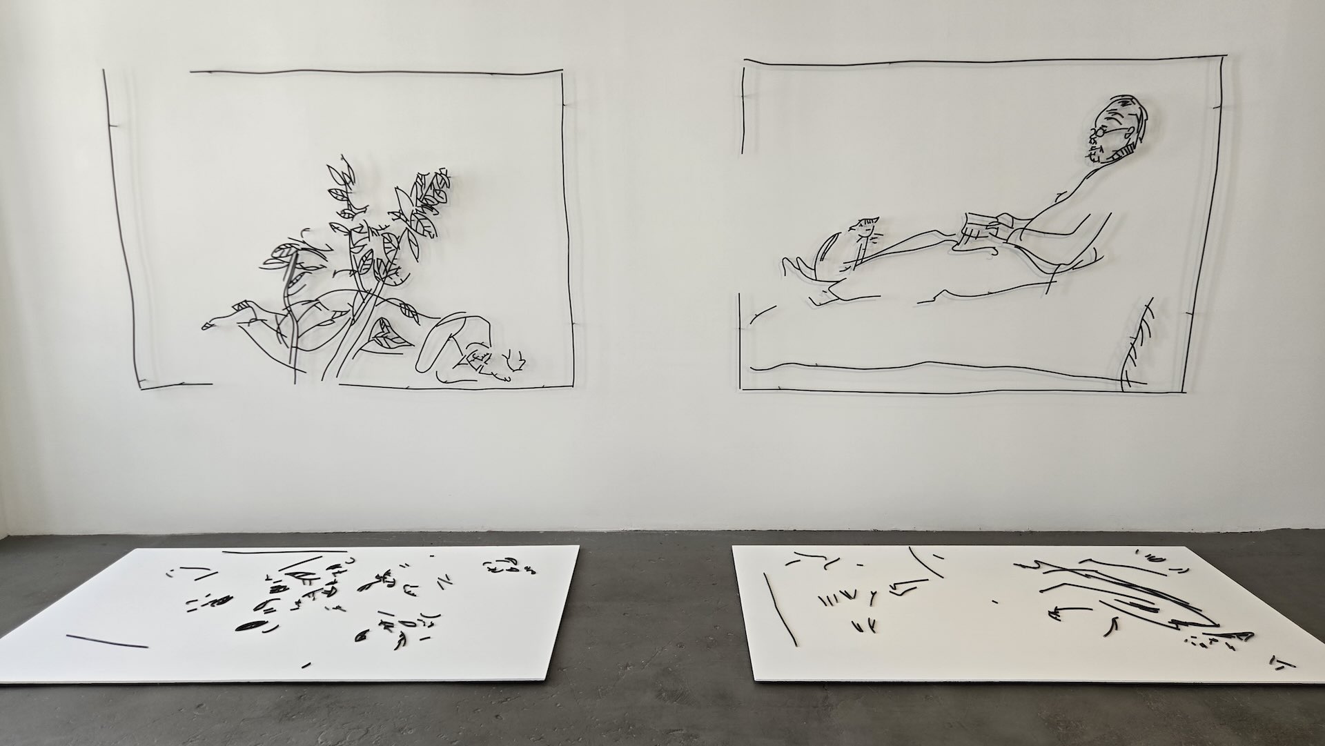 安娜．茲維亞金采娃（Anna Zvyagintseva）｜事物的秩序（Order of Things）系列 鋼筋焊鐵件 各158.4×220×120 cm 2015- 攝影／高森信男