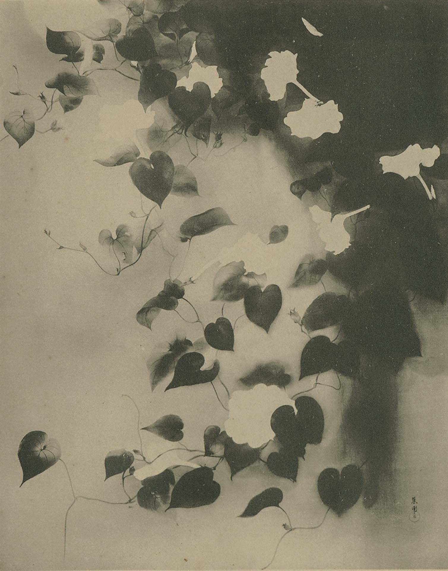 田部蕉圃，《精》，1932。（圖片來源：《第六回臺灣美術展覽會圖錄》）
