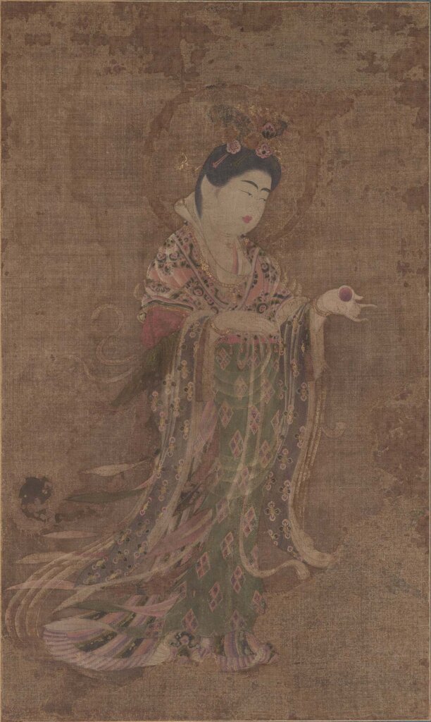 圖3 國寶 奈良時代8世紀〈吉祥天像〉，奈良．藥師寺藏，7月18日至8月2日展出。圖／奈良國立博物館。