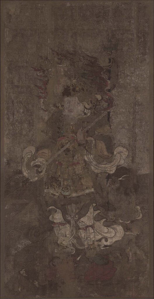 圖7 鎌倉時代 建長五年（1253）左右 重命〈四天王像之增長天〉，波士頓美術博物館藏（William Sturgis Bigelow Collection）。© Museum of Fine Arts, Boston。全期展出。