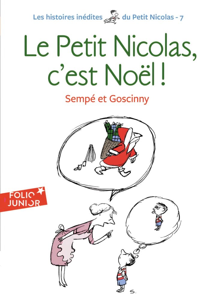 書封1.《淘氣尼古拉:聖誕節》Le Petit Nicolas: c’est Noël!,文/René Goscinny,圖/Sempé