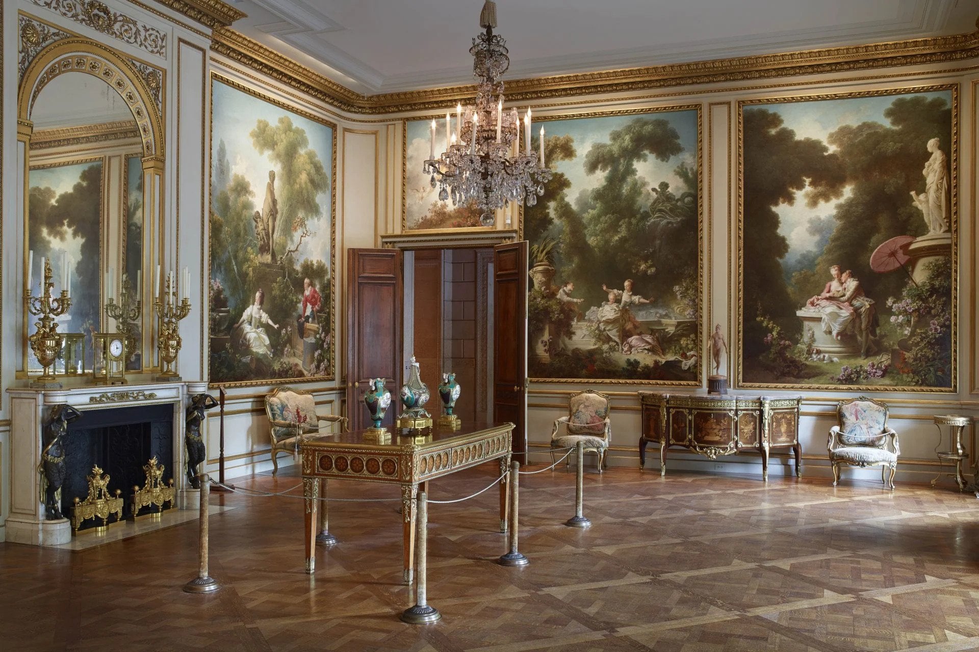 弗里克收藏館《愛的進程》展廳,2014年。(© The Frick Collection)