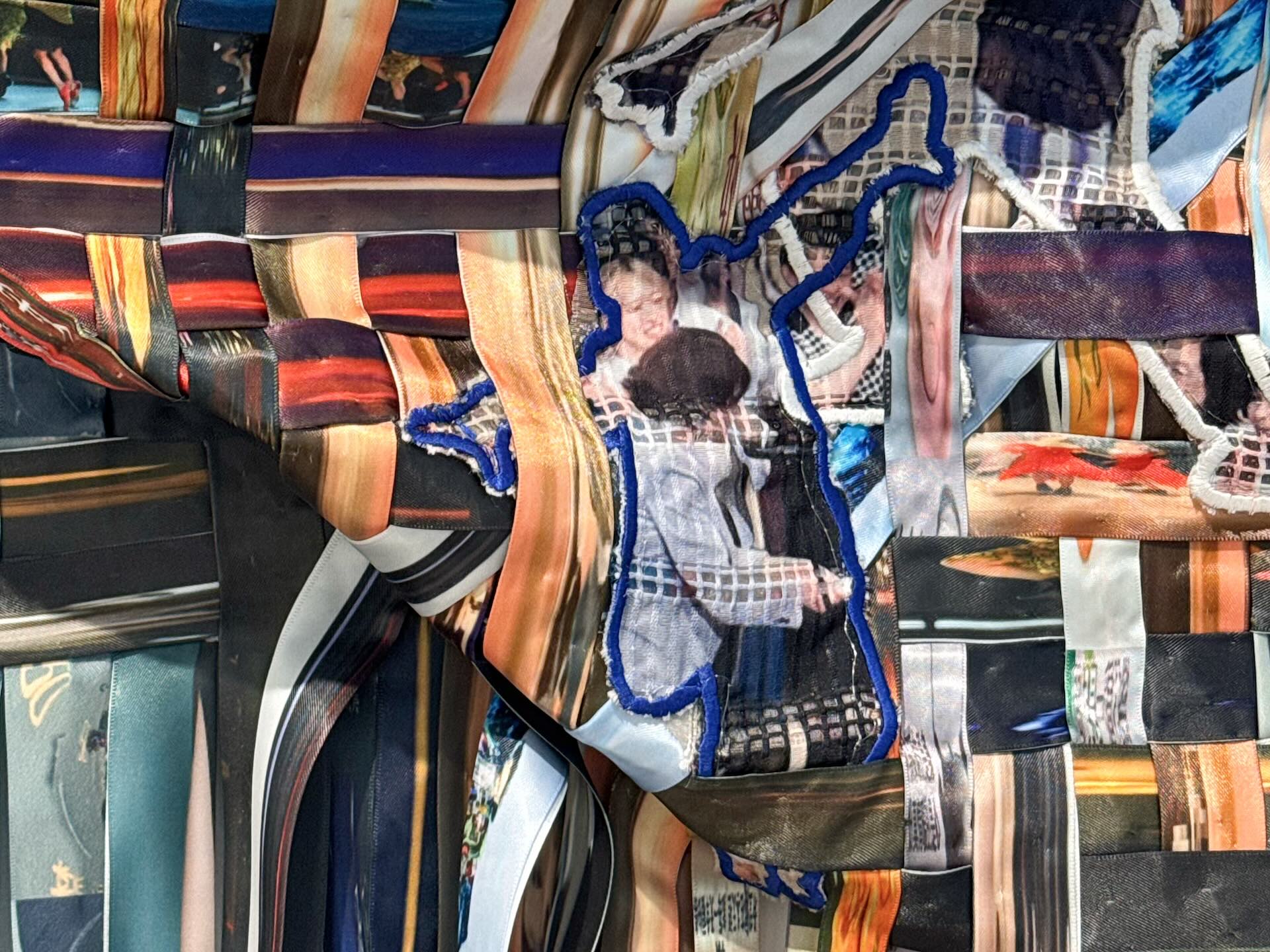 余承倧獲得第二屆「明維藝新獎」金獎作品《Body as Algorithm》於北科藝文中心展出局部。（本刊資料室）