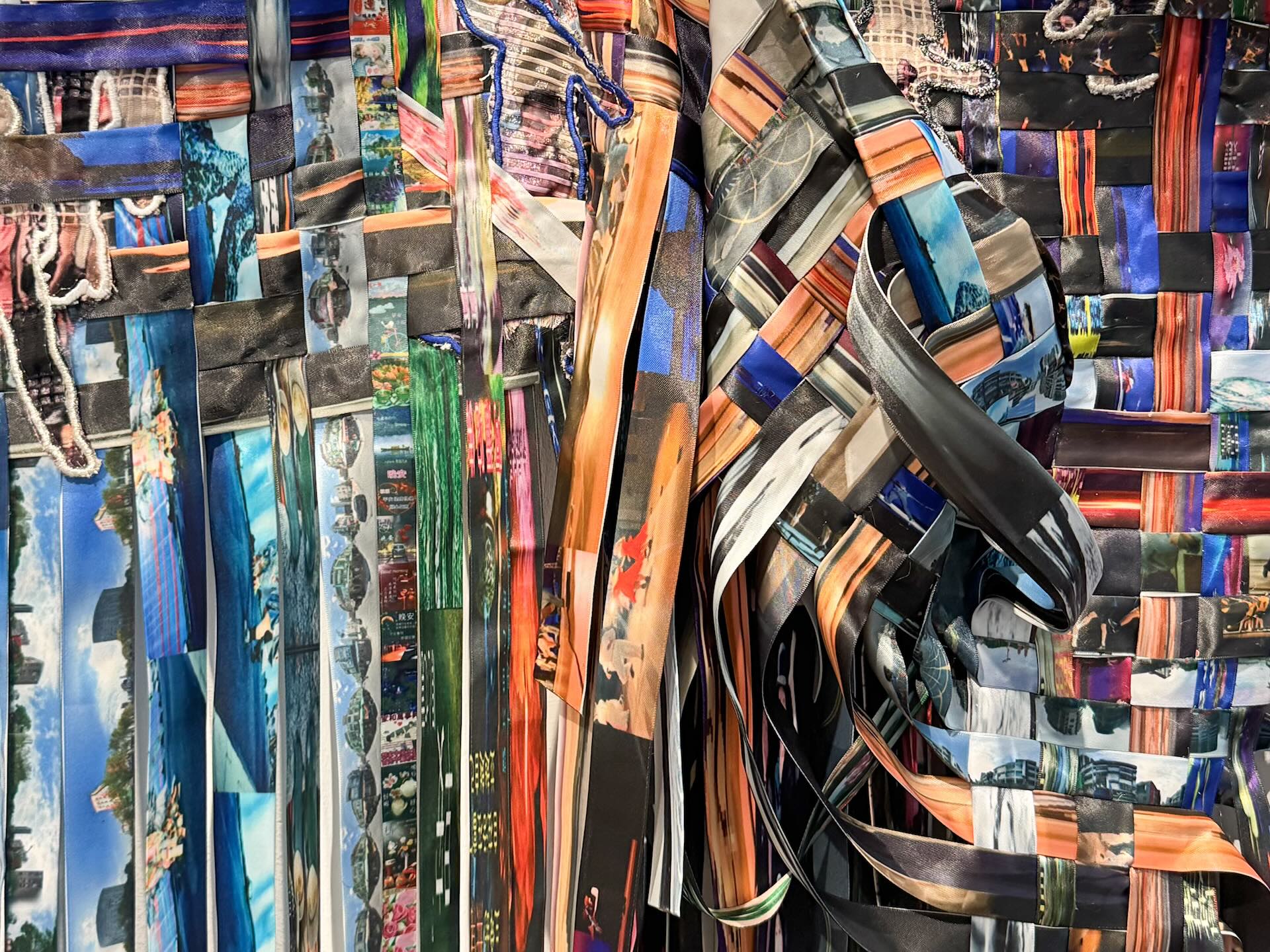 余承倧獲得第二屆「明維藝新獎」金獎作品《Body as Algorithm》於北科藝文中心展出局部。（本刊資料室）