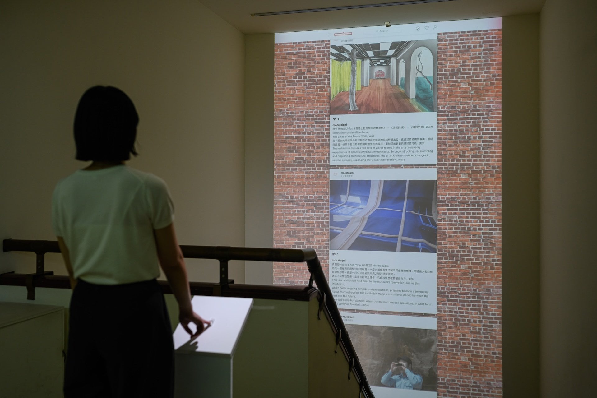 黎寧駿《Arts-in-Scroll》。（攝影／ANPIS FOTO 王世邦，台北當代藝術館提供）
