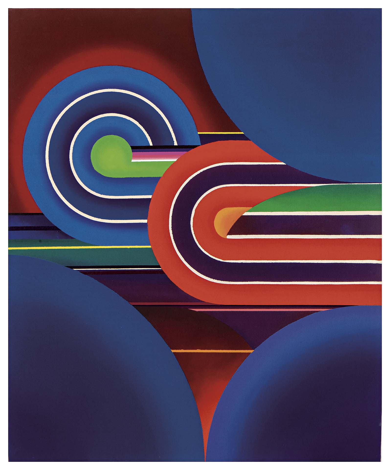 酒井和也|第9號繪畫 Pintura 9 壓克力畫布 130×130cm 1969 (圖/Kazuya Sakai Estate, Courtesy of Galeria Vasari,攝影/Gustavo Sosa Pinilla)