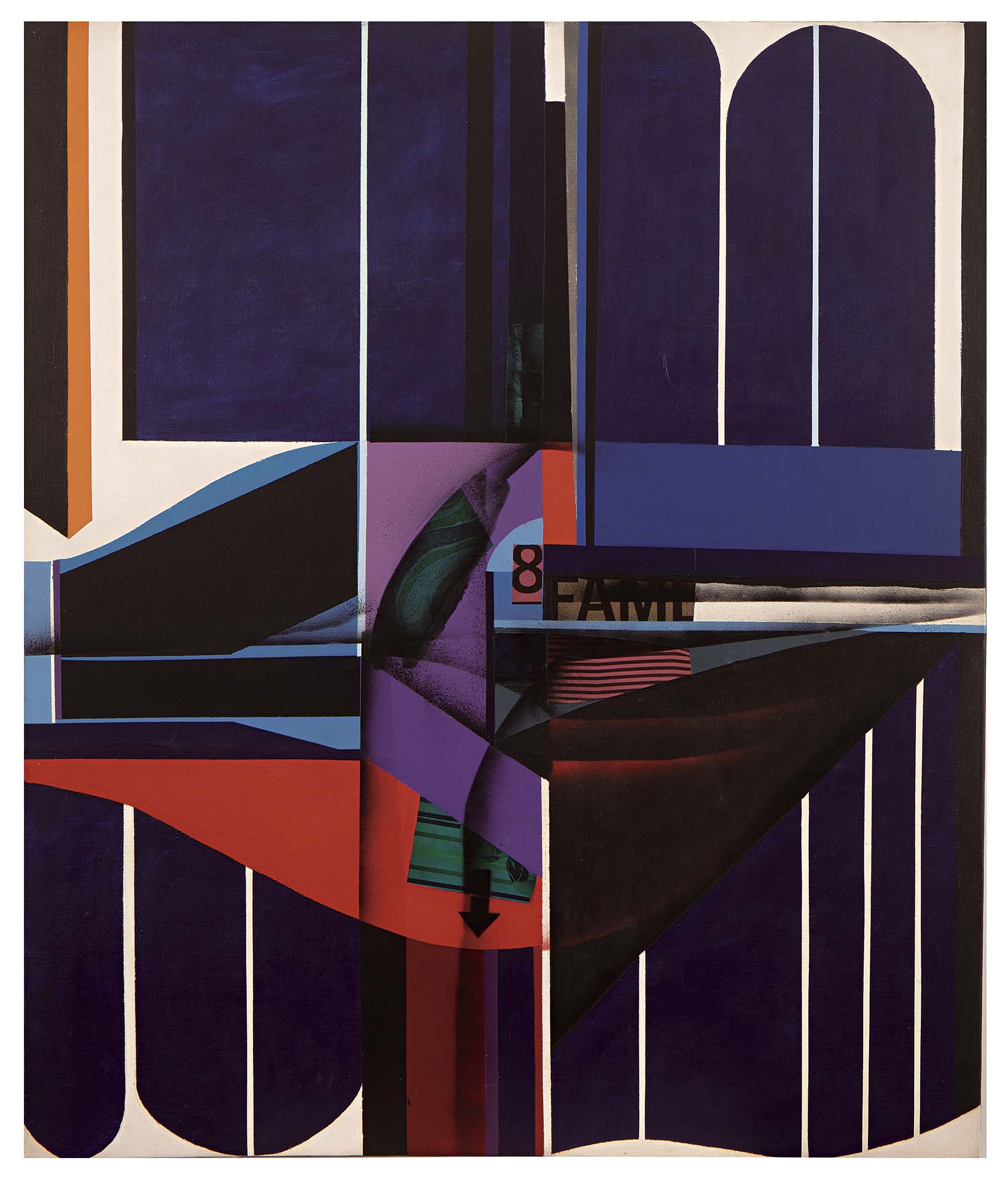 酒井和也|第9號繪畫 Pintura 9 壓克力畫布 130×130cm 1969 (圖/Kazuya Sakai Estate, Courtesy of Galeria Vasari,攝影/Gustavo Sosa Pinilla)