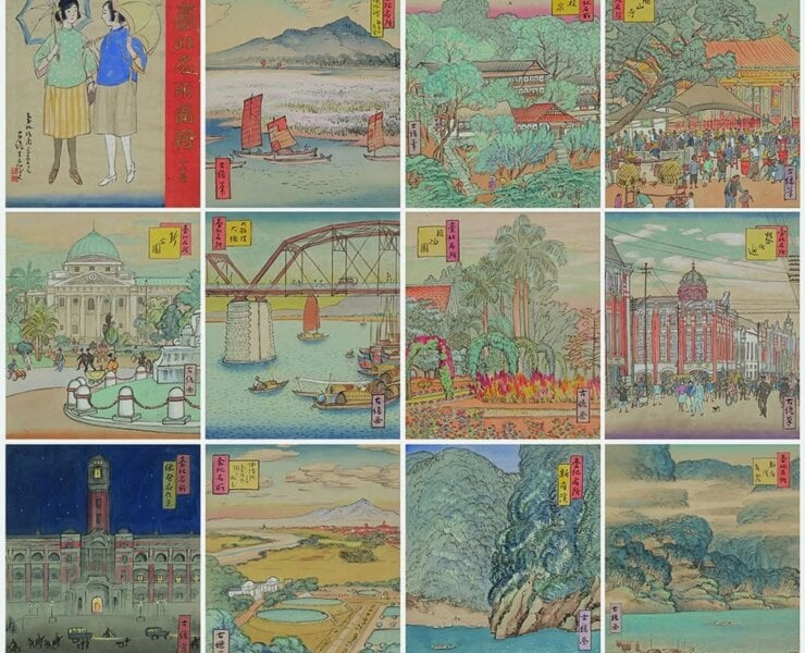【古蹟日特輯】臺北古蹟巡禮：跟著百年前的畫作《臺北名所繪畫十二景》走一趟臺北！