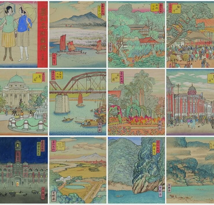 【古蹟日特輯】臺北古蹟巡禮：跟著百年前的畫作《臺北名所繪畫十二景》走一趟臺北！