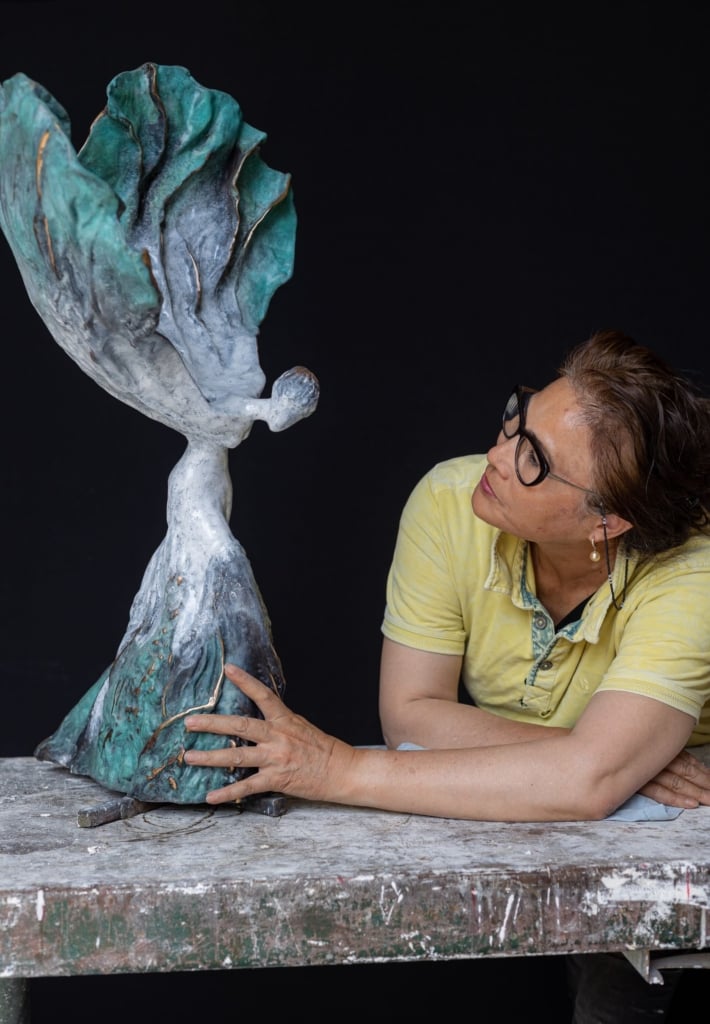 吳靜茹｜光輝燦爛 Splendor Solis 青銅 85×58×43 cmm 1923 花蓮縣文化局美術館提供