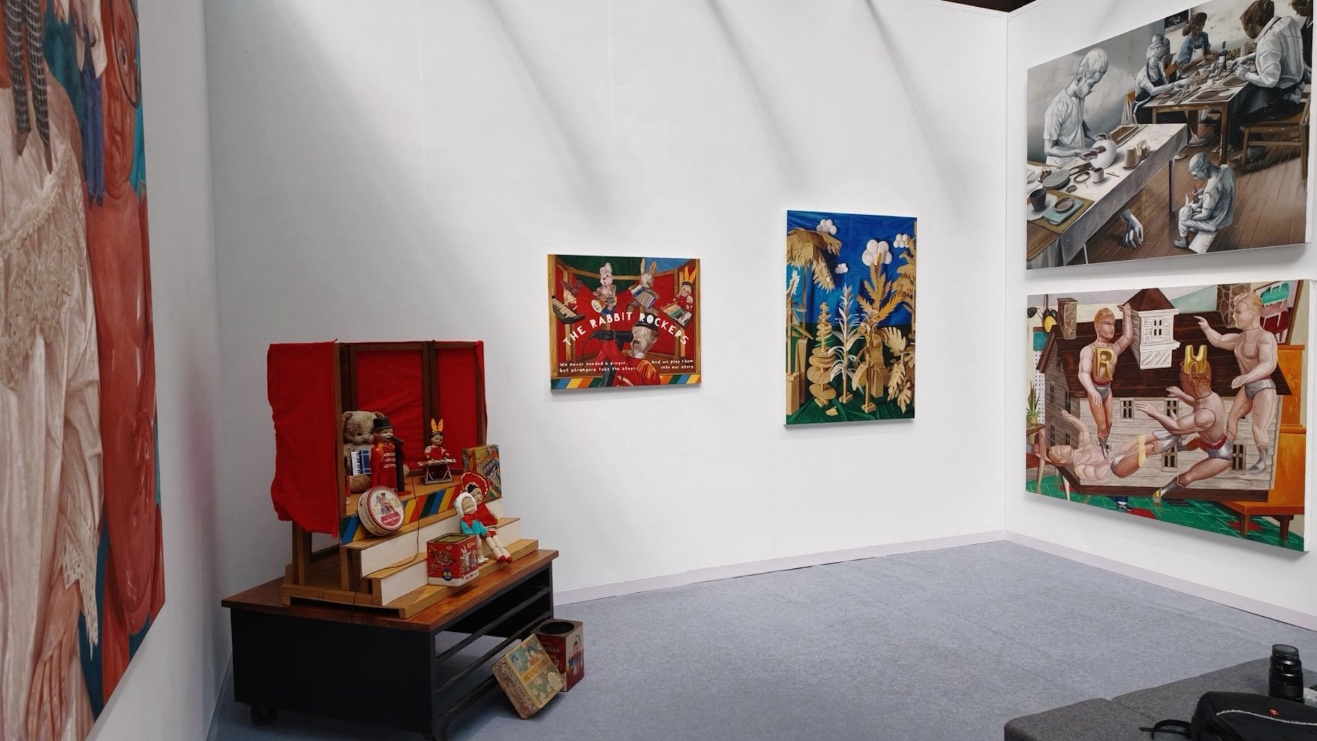 伊日藝術計劃展位一景。（本刊資料室）