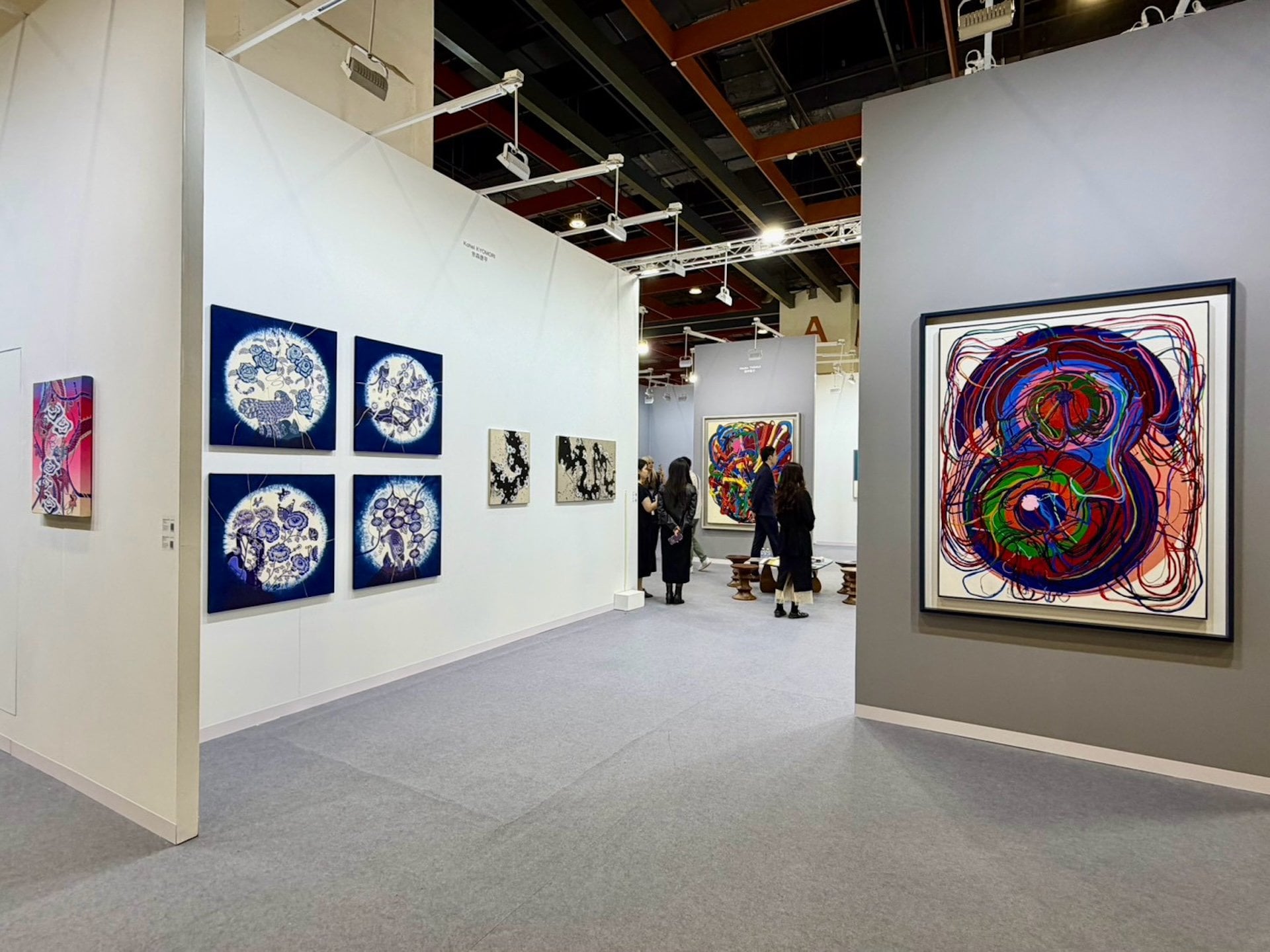 白石畫廊於2026 ART TAIPEI展區一景。