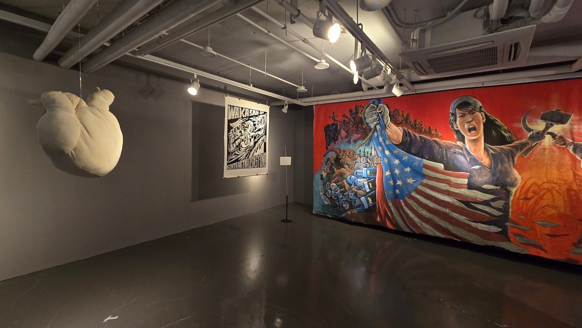 光州雙年展菲律賓館「在時光中學習」（Studies in Time）展場一景。（攝影／高森信男）