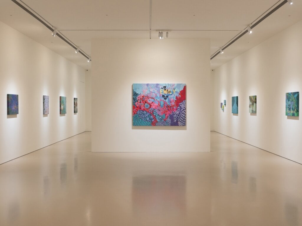 藝術家王玫玲於誠品畫廊舉辦「關鍵字—延續」個展一景。（圖片由誠品畫廊提供）
